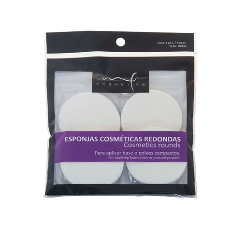 Marifer Cosméticos - Esponjas Cosméticas Redondas 4 Piezas 20008