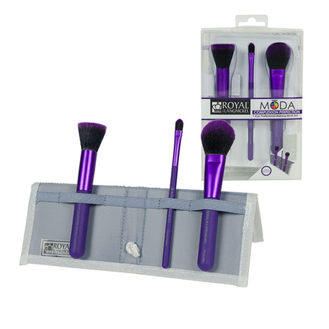 Royal - Moda Complexion Perfection  3-piece Purple Brush Kit BMD-CPSET4PU